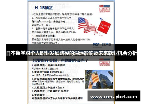 日本留学对个人职业发展路径的深远影响及未来就业机会分析